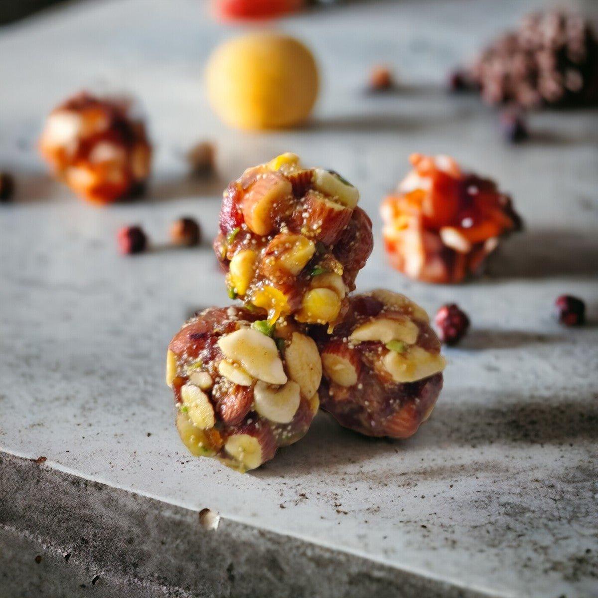Roasted Dryfruit Laddu - 400gm - SweeDesi